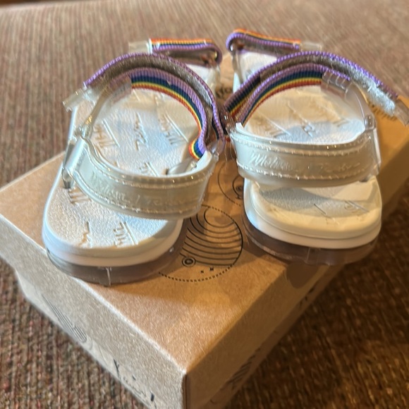 Mini Melissa - Baby Girl Papete + Rider I INF - Beige / Beige Rainbow - Picture 14 of 16